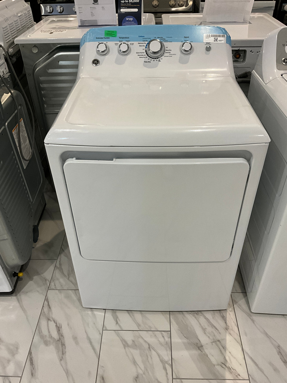 GE DRYER GTD42GASJ3WW — Luxury Appliances Outlet